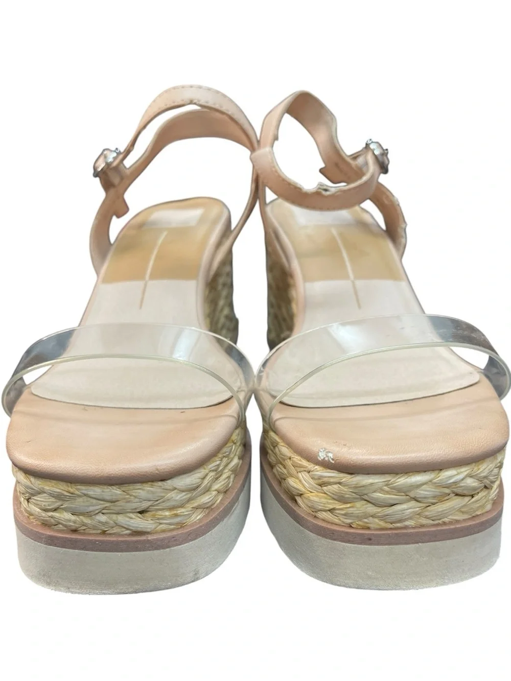 Dolce Vita Lealah Espadrille Wedge Sandals Blush Nude